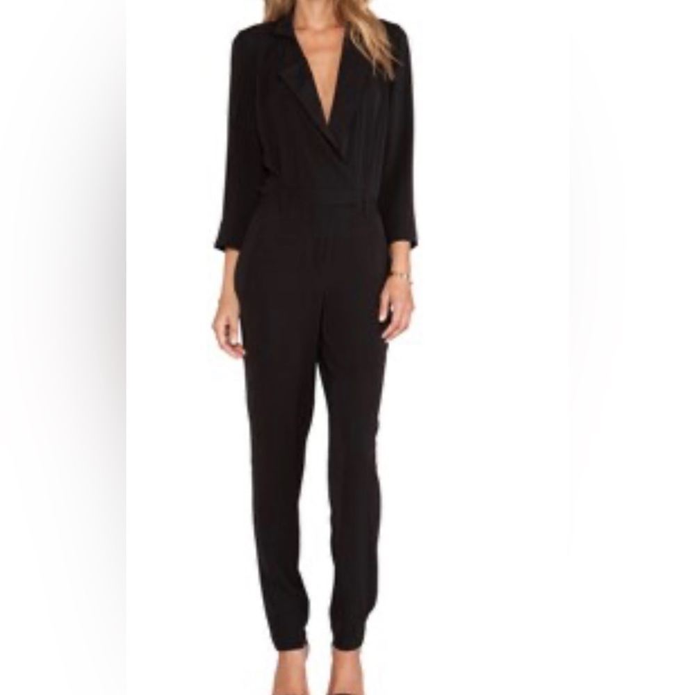Halston Heritage V-Neck Jumpsuit. Size M.